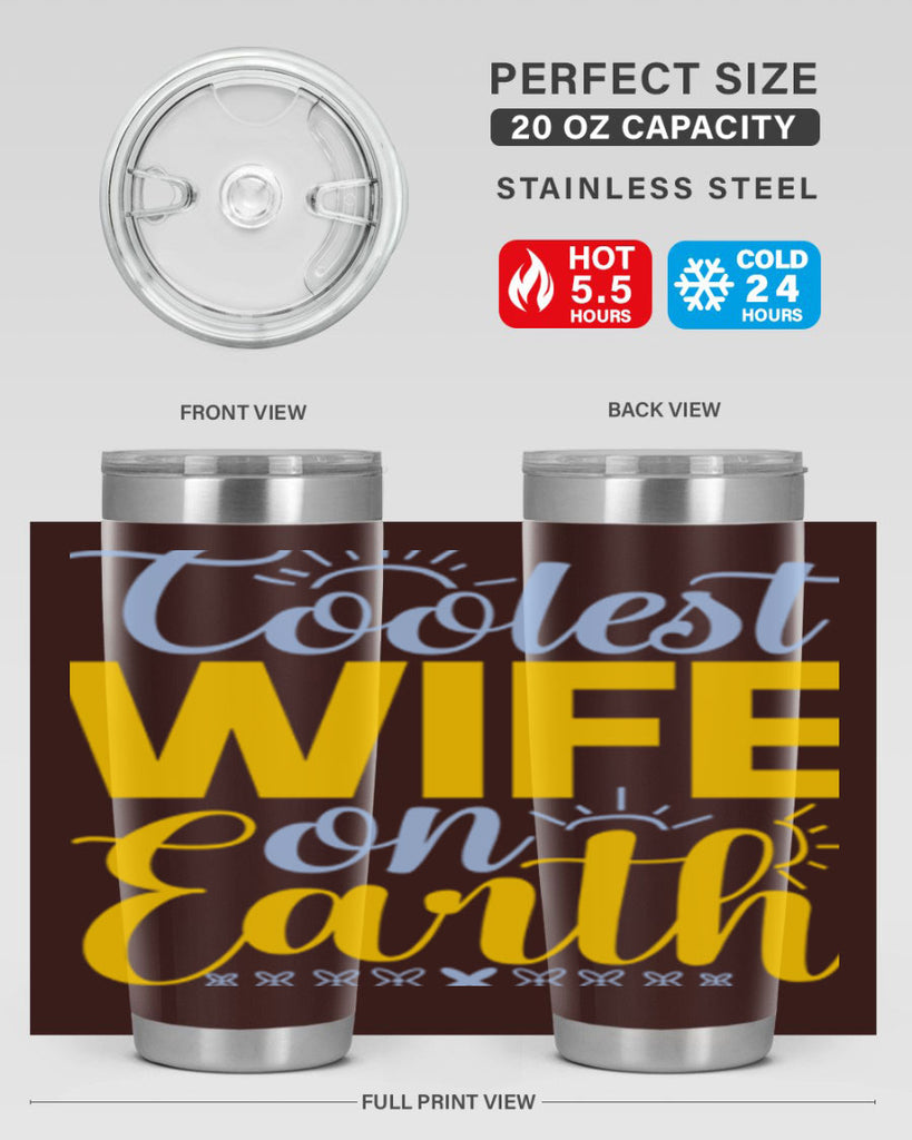 Coolest wife on earth62#- winter- Tumbler