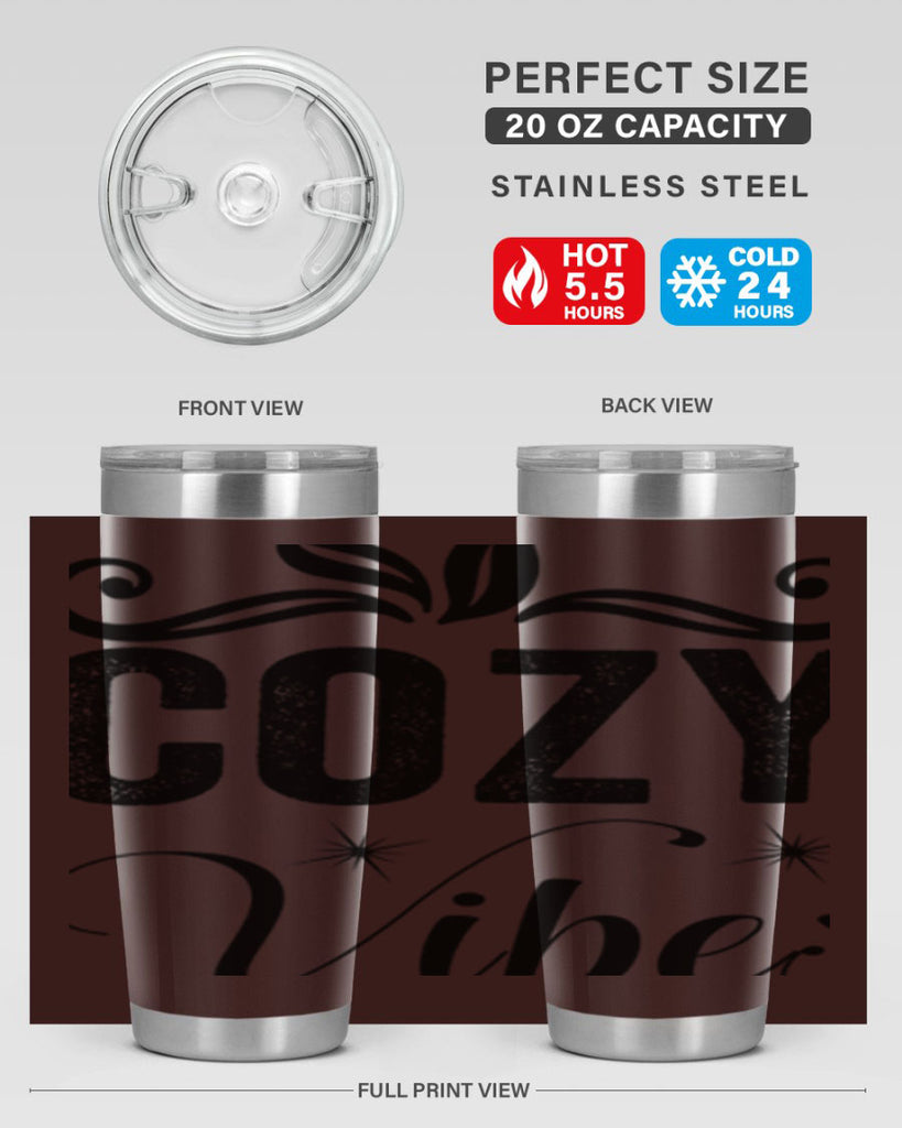 Cozy Vibes 77#- winter- Tumbler