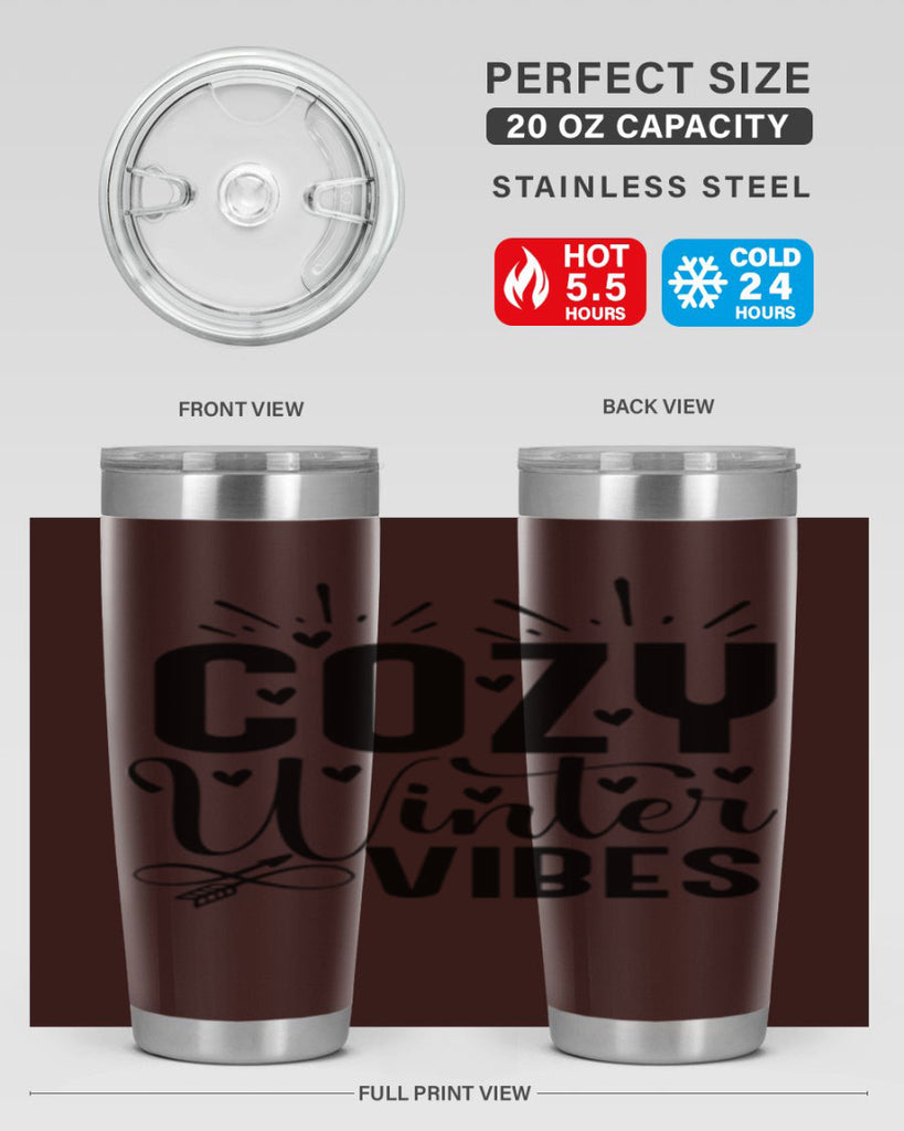 Cozy Winter Vibes 70#- winter- Tumbler