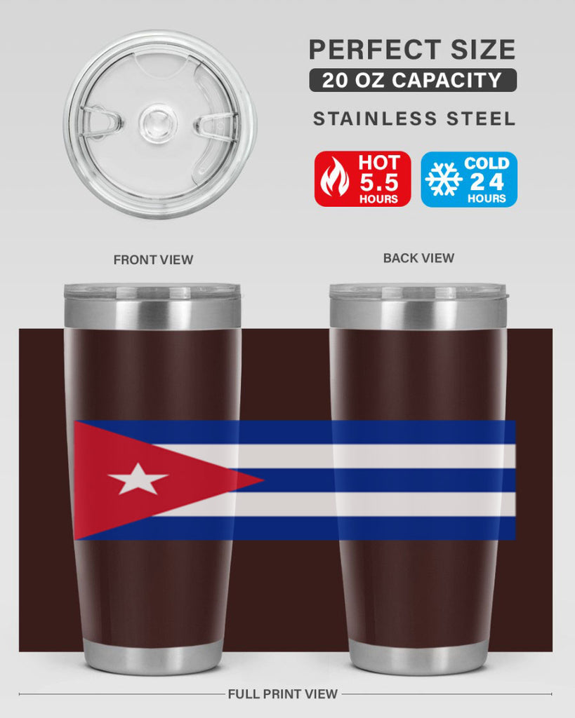 Cuba 154#- world flags- Tumbler