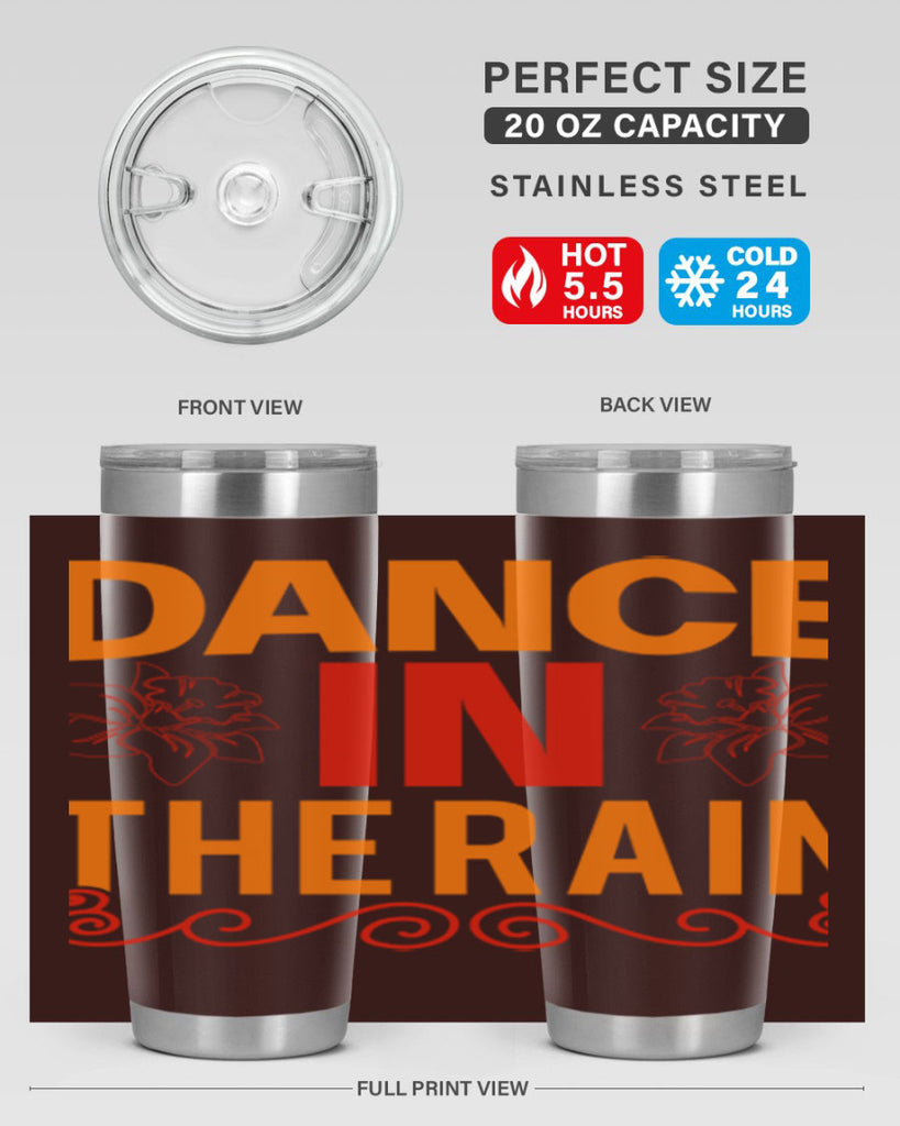 Dance in the rain 117#- spring- Tumbler