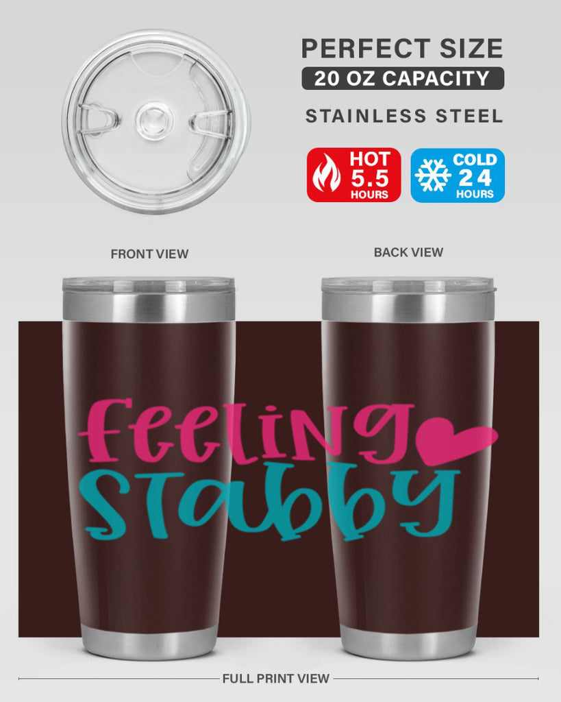 Feeling Stabby Nurse Style 386#- nurse- tumbler