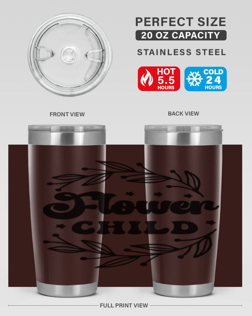 Flower child  141#- spring- Tumbler