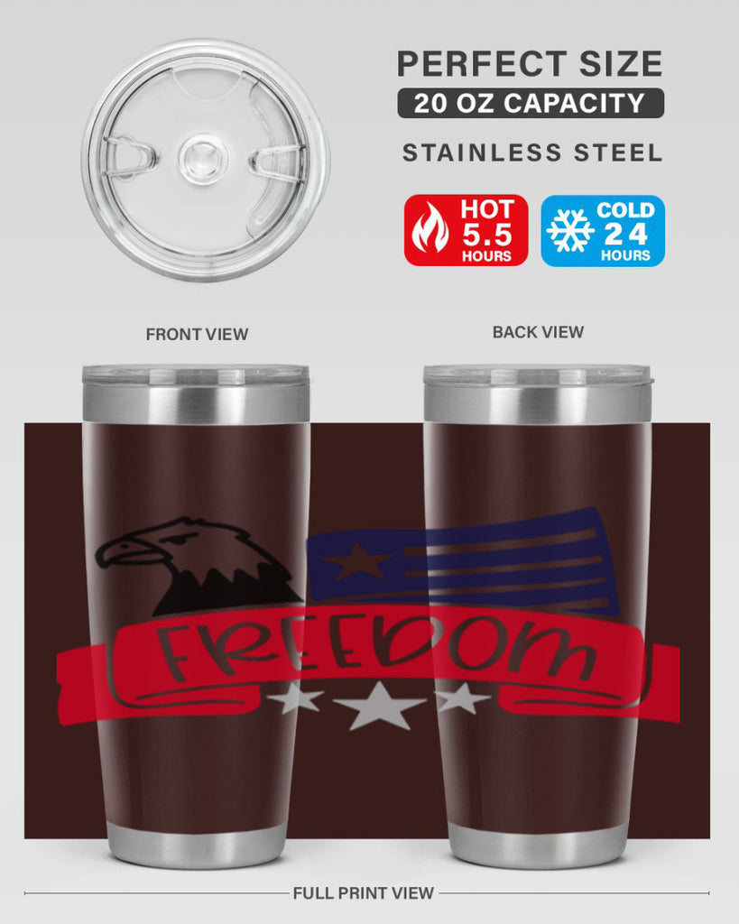 Freedom Style 147#- Fourt Of July- Tumbler