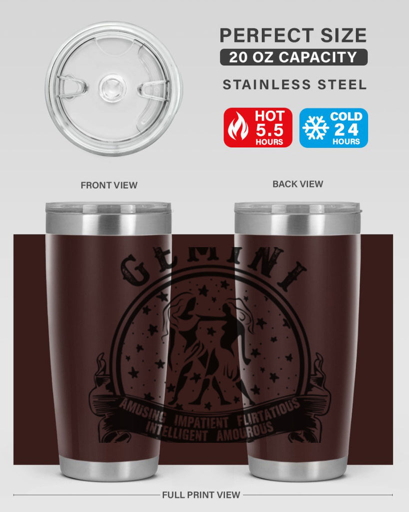 Gemini 9#- zodiac- Tumbler