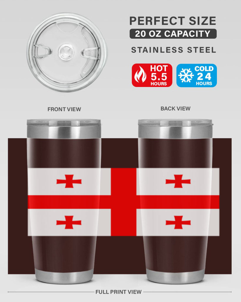 Georgia 134#- world flags- Tumbler