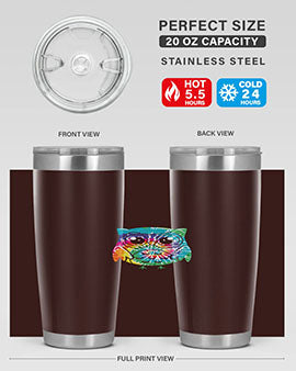 Graphic Owl Tiedye A TurtleRabbit 8#- owl- Tumblers