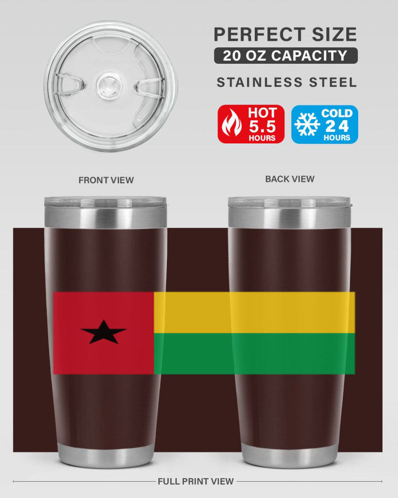 GuineaBissau 128#- world flags- Tumbler