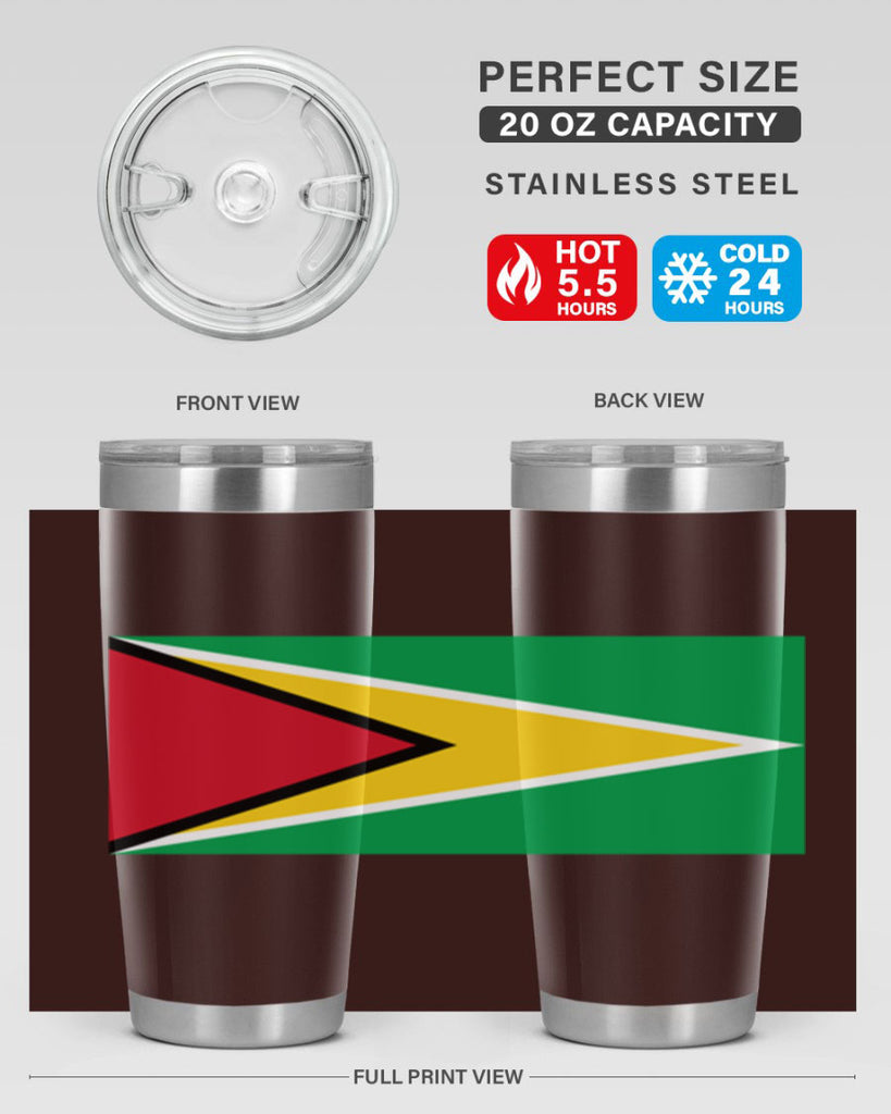 Guyana 126#- world flags- Tumbler