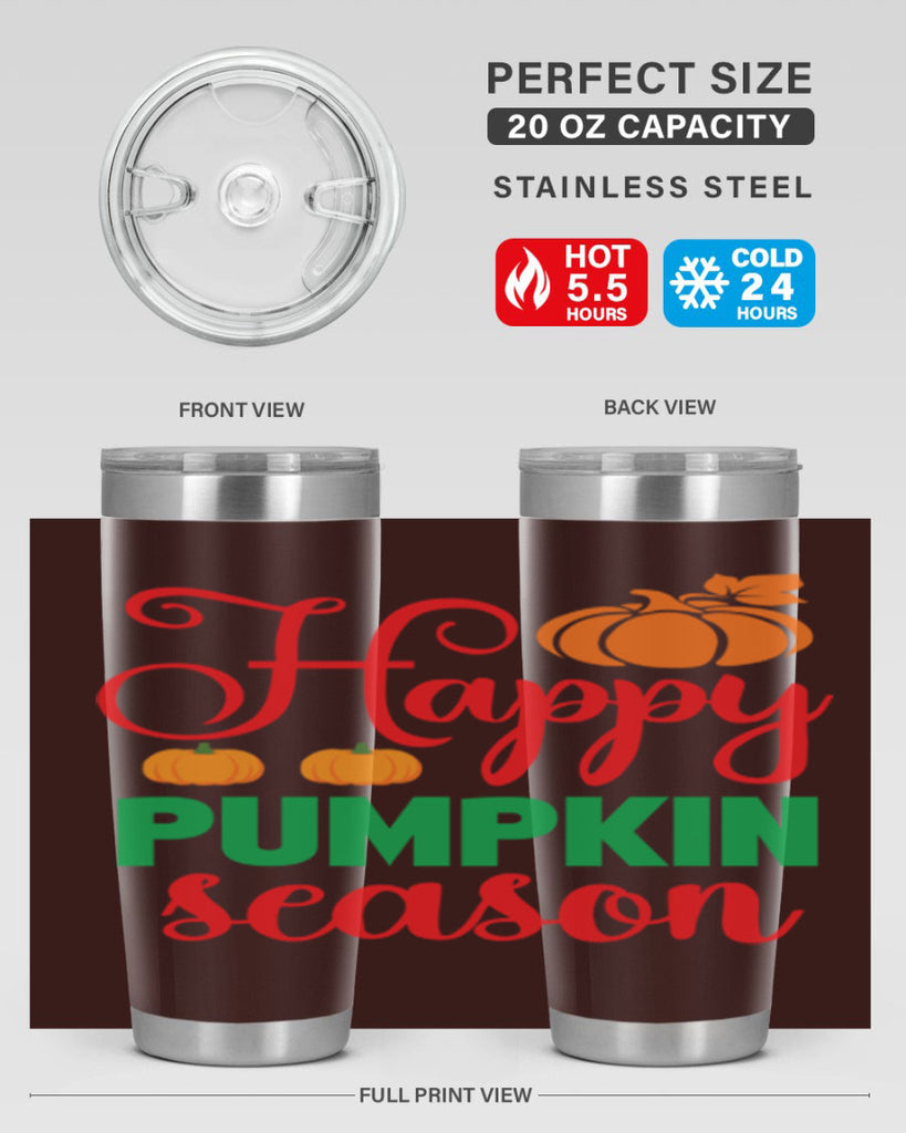 HAPPYPUMPKINSEASON 257#- fall- Tumbler
