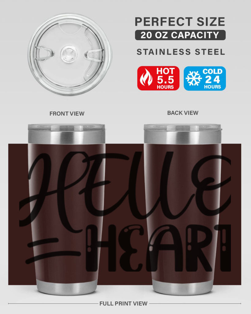 HELLO HEART  220#- spring- Tumbler