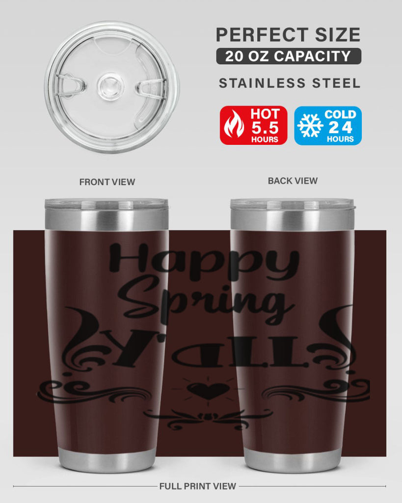 Happy Spring Yall 171#- spring- Tumbler