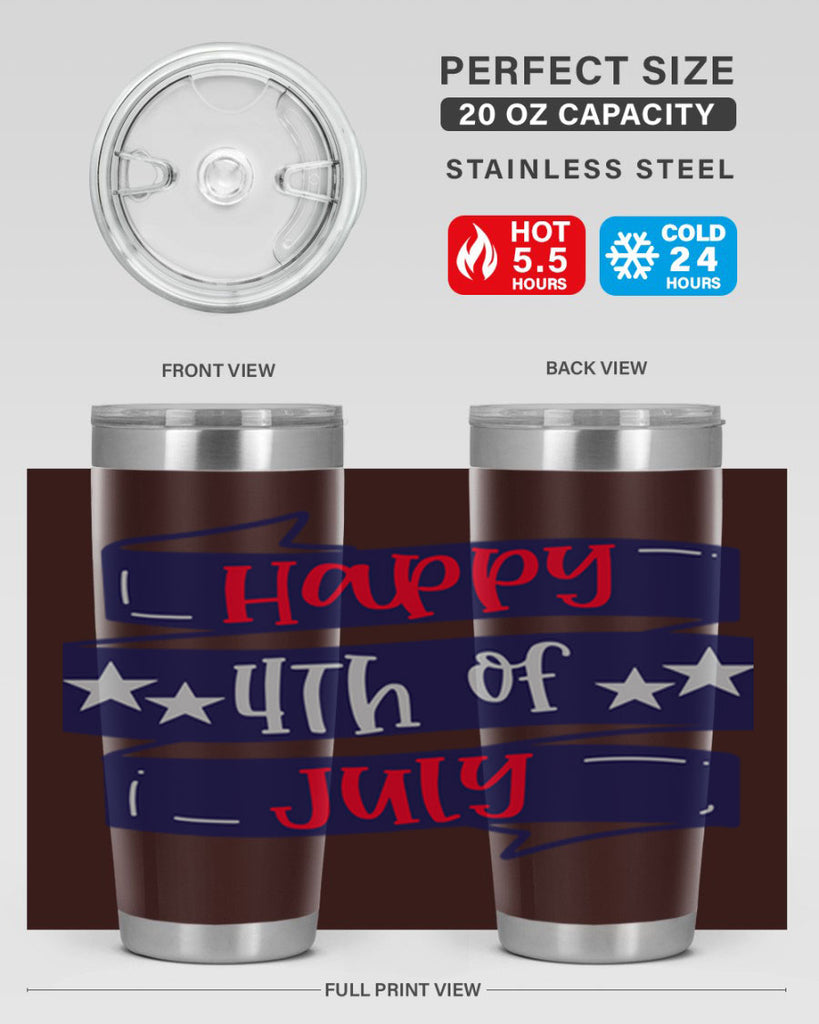 Happy th Of July Style 154#- Fourt Of July- Tumbler