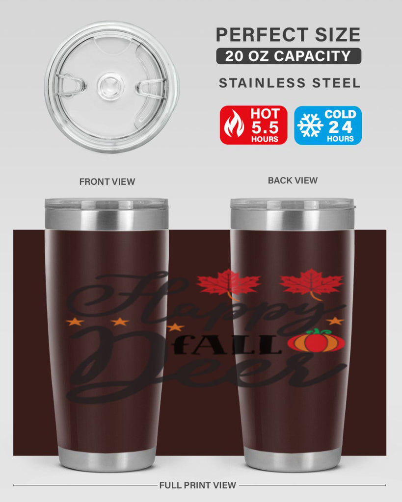 Happyfalldeer 254#- fall- Tumbler