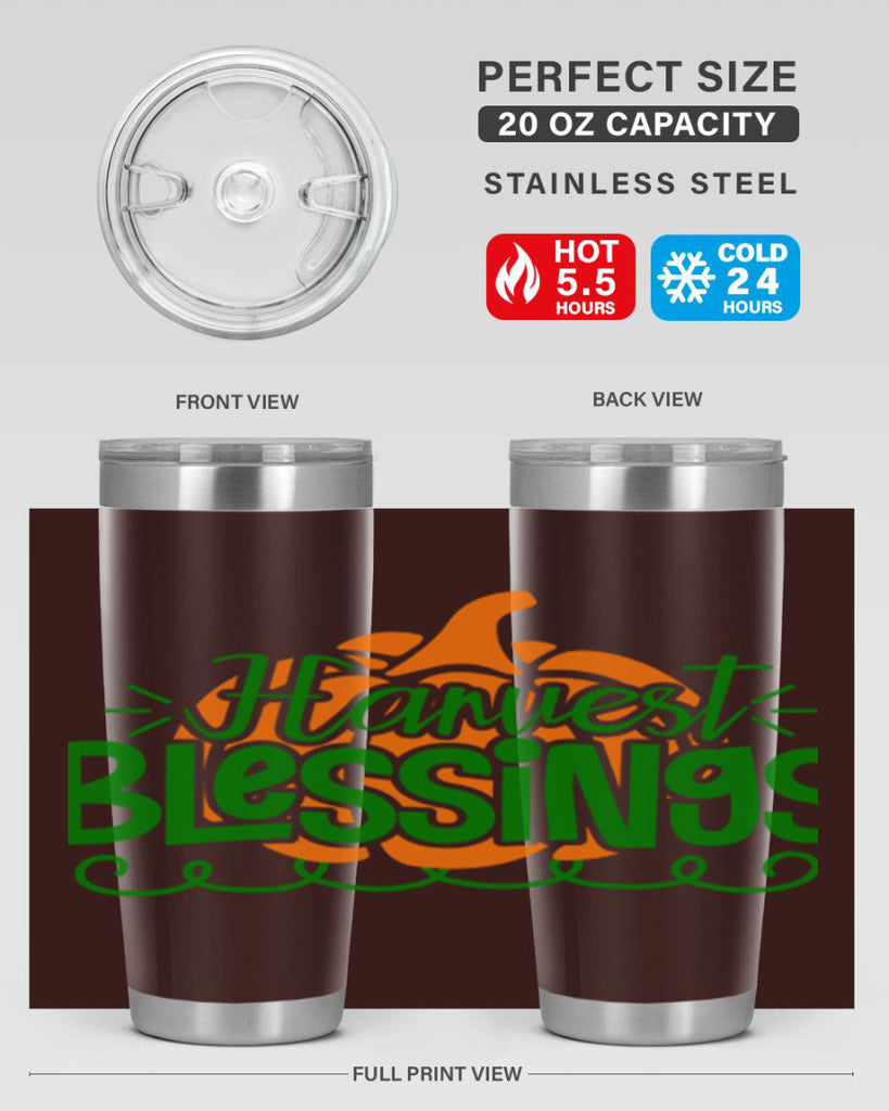 Harvest Blessings 265#- fall- Tumbler
