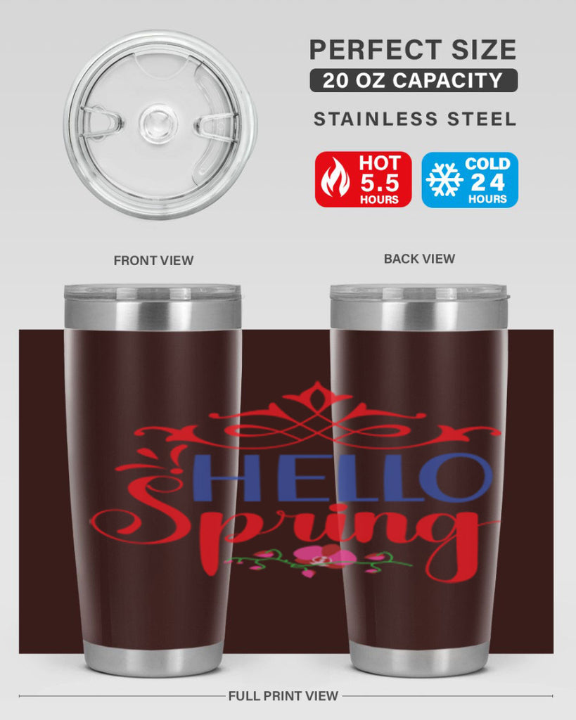 Hello Spring 211#- spring- Tumbler