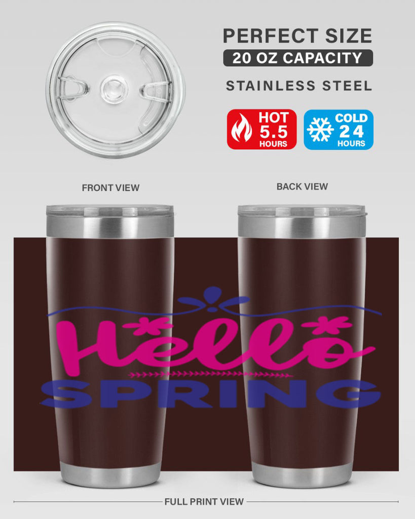 Hello Spring 212#- spring- Tumbler