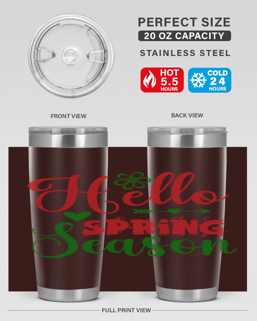 Hello Spring Season 224#- spring- Tumbler