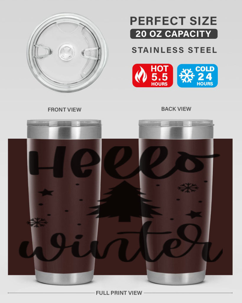 Hello Winter 162#- winter- Tumbler