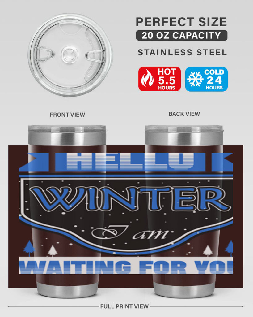 Hello Winter 164#- winter- Tumbler