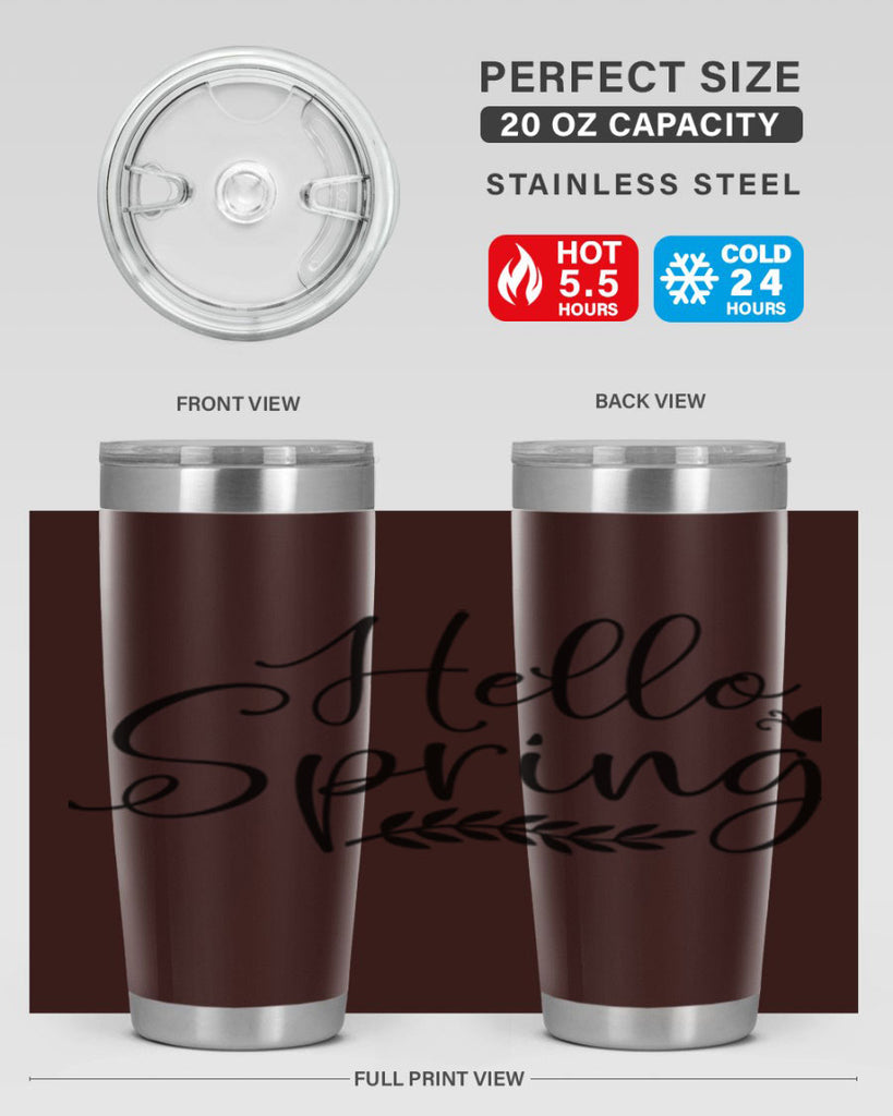 Hello spring design  222#- spring- Tumbler