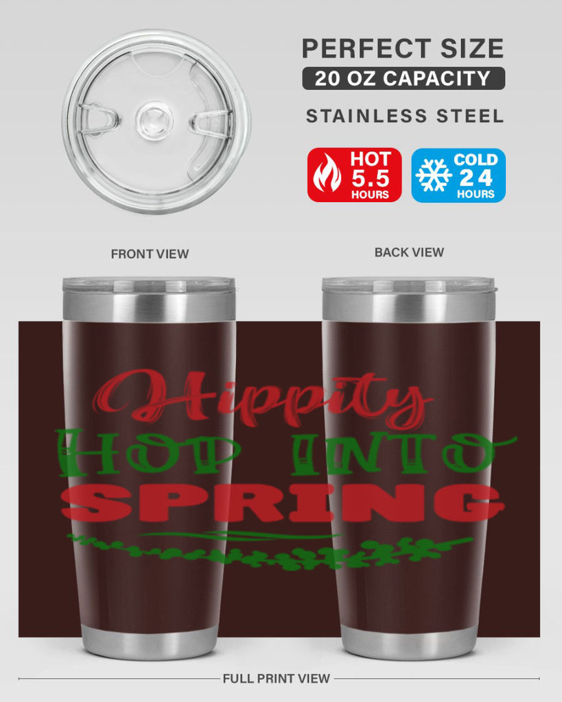 Hippity Hop into Spring 239#- spring- Tumbler