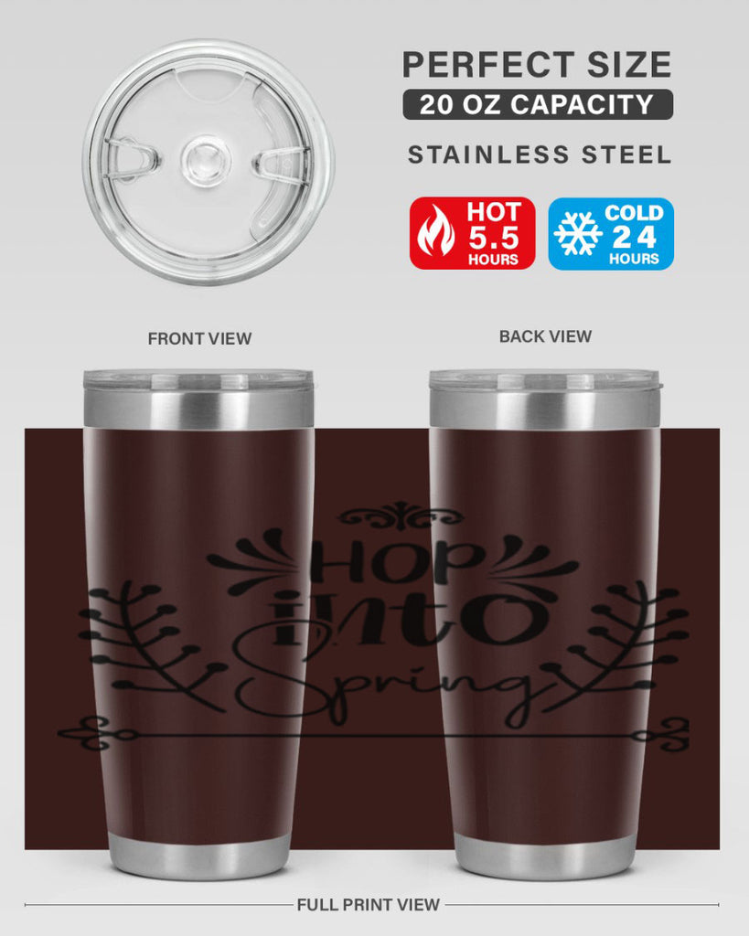 Hop into Spring 248#- spring- Tumbler