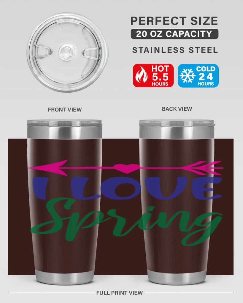 I Love Spring 272#- spring- Tumbler