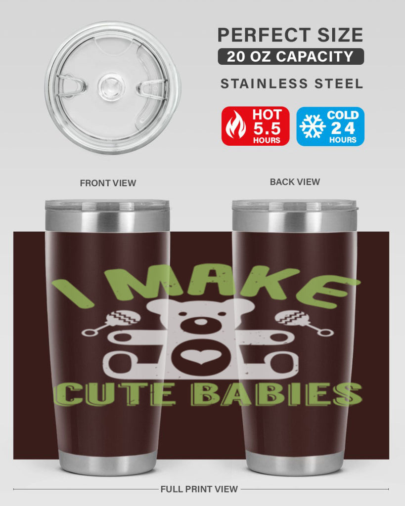 I make cute babies Style 218#- baby- tumbler