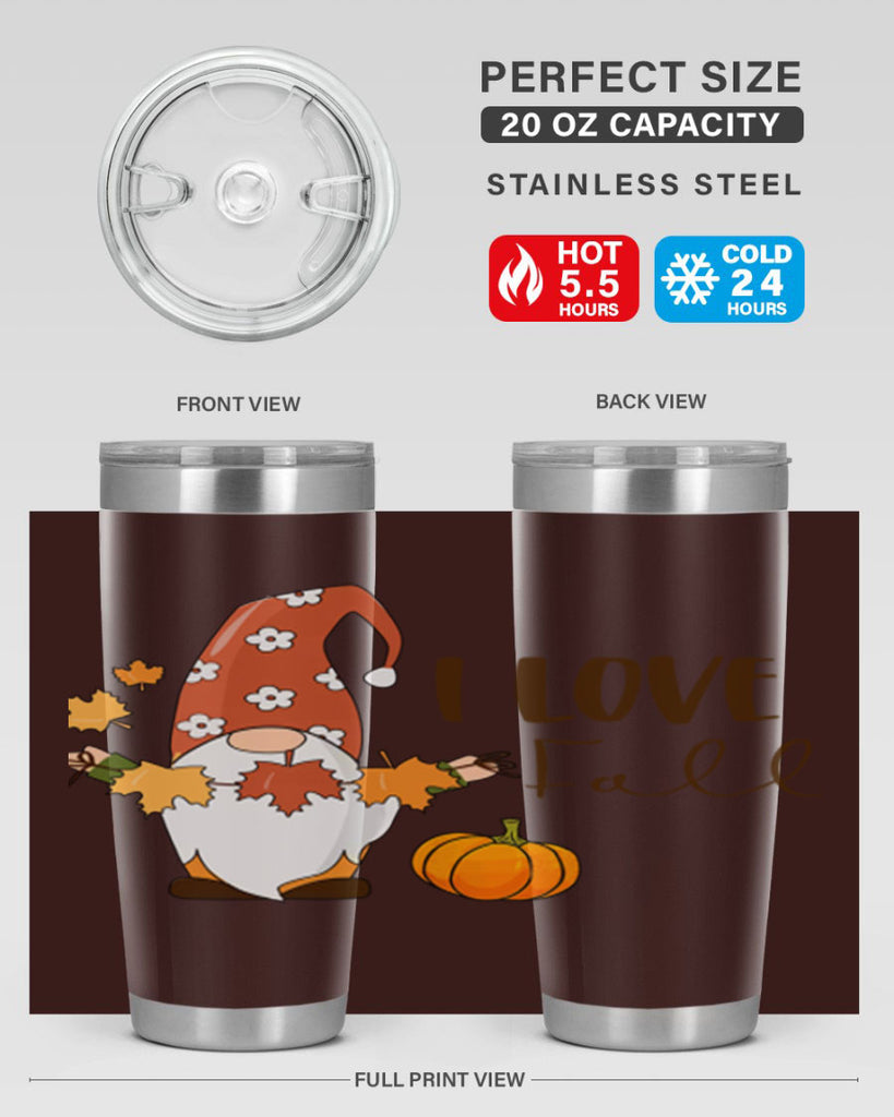 ILoveFallGnome 344#- fall- Tumbler