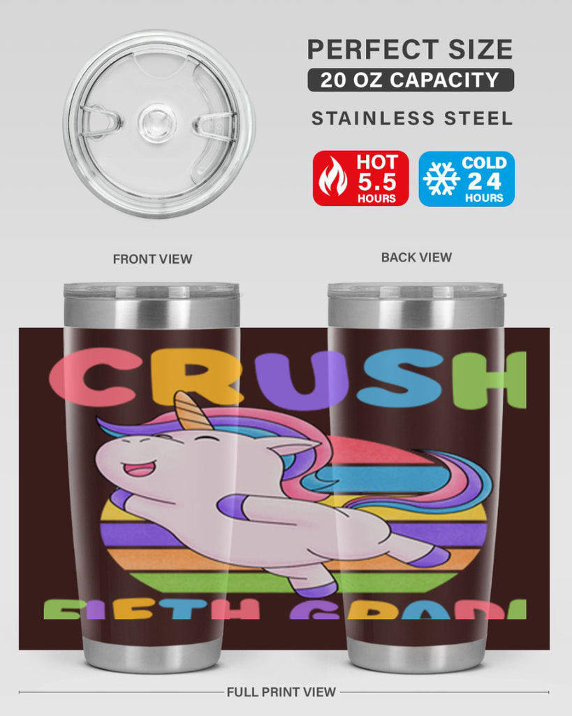 Im Ready to Crush 5th 16#- 5th grade- Tumbler