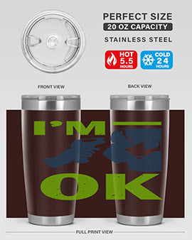 Im ok Style 30#- corona virus- Tumbler