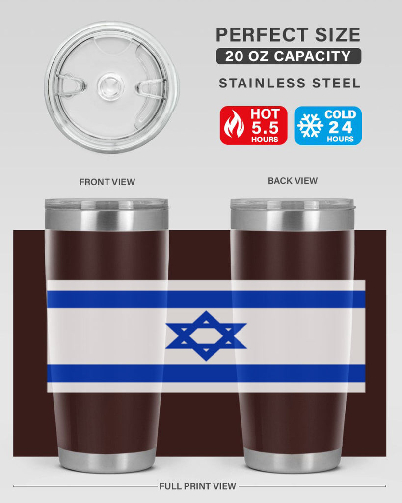 Israel 116#- world flags- Tumbler
