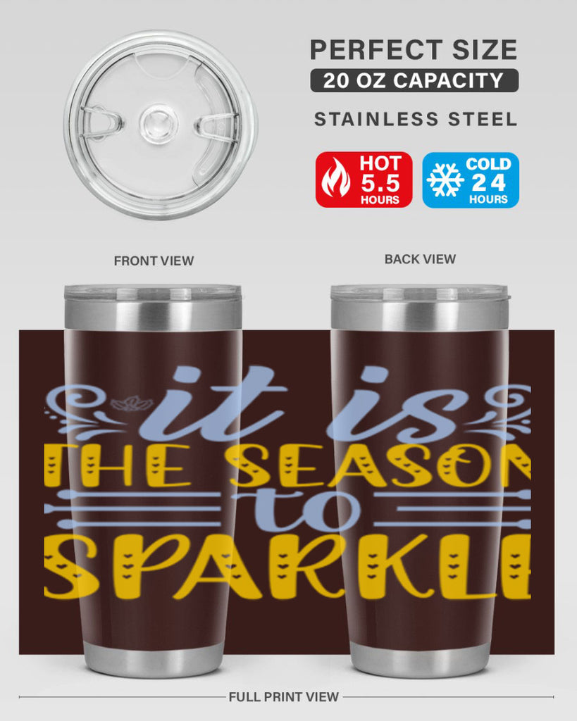 It is the season to sparkle256#- winter- Tumbler