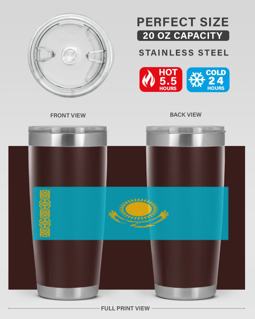 Kazakhstan 111#- world flags- Tumbler