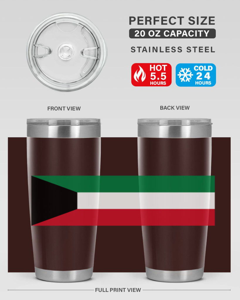 Kuwait 107#- world flags- Tumbler