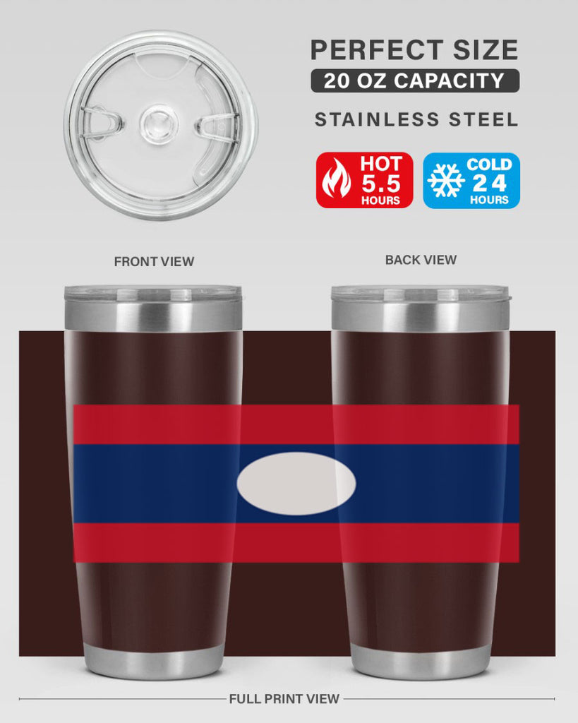 Laos 105#- world flags- Tumbler