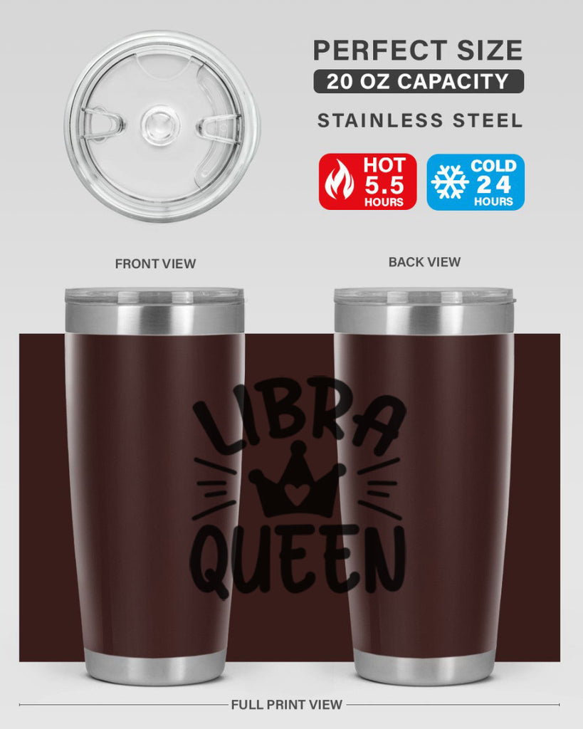 Libra queen 327#- zodiac- Tumbler