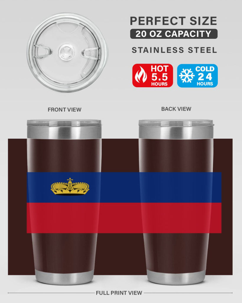 Liechtenstein 99#- world flags- Tumbler