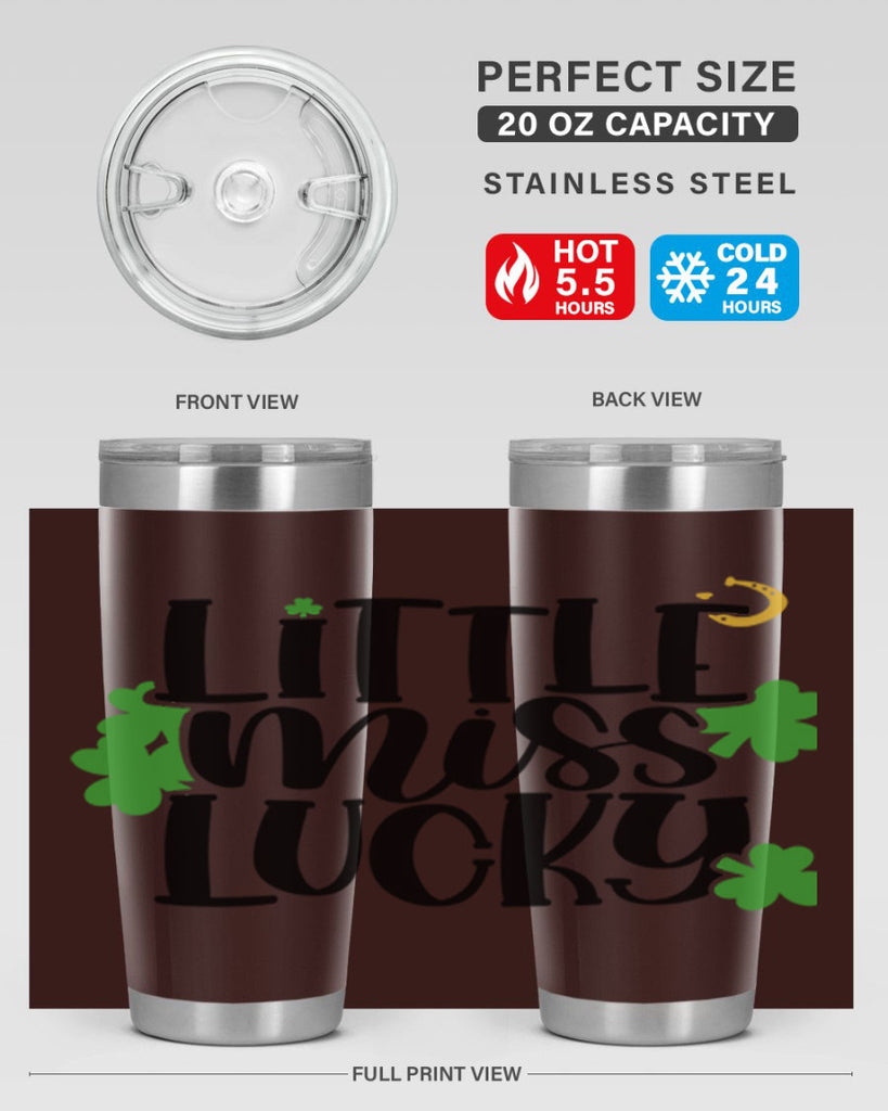 Little Miss Lucky Style 68#- St Patricks Day- Tumbler