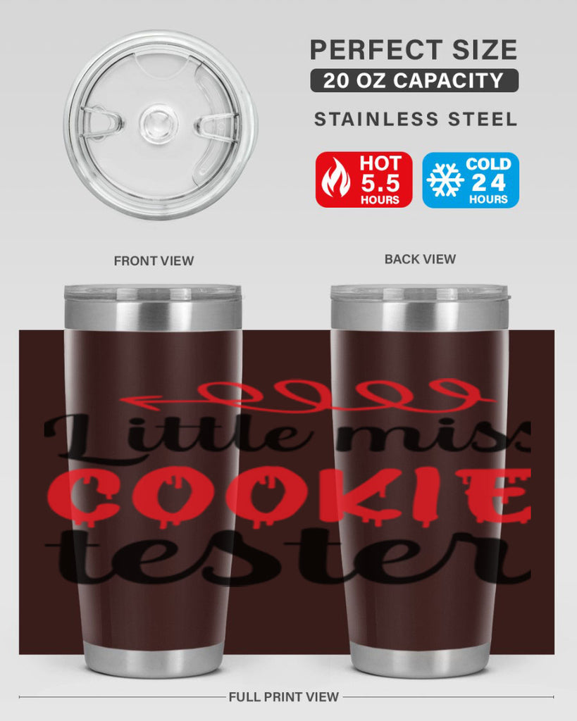 Little miss cookie tester 305#- winter- Tumbler