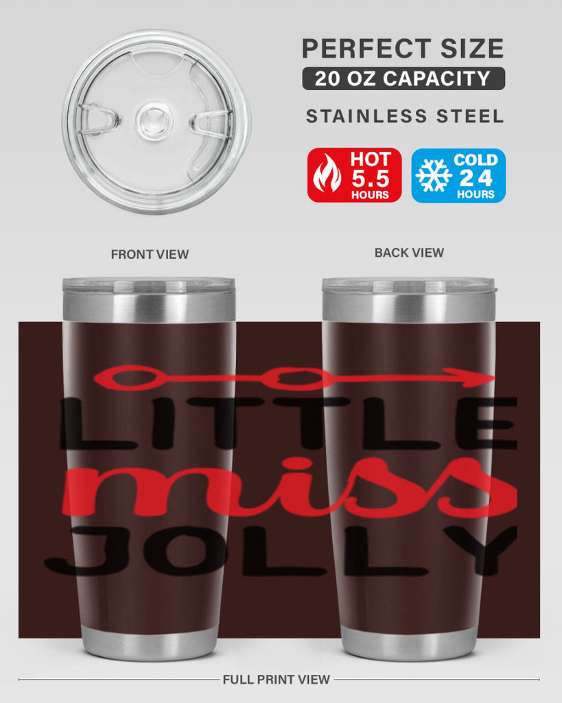 Little miss jolly 306#- winter- Tumbler