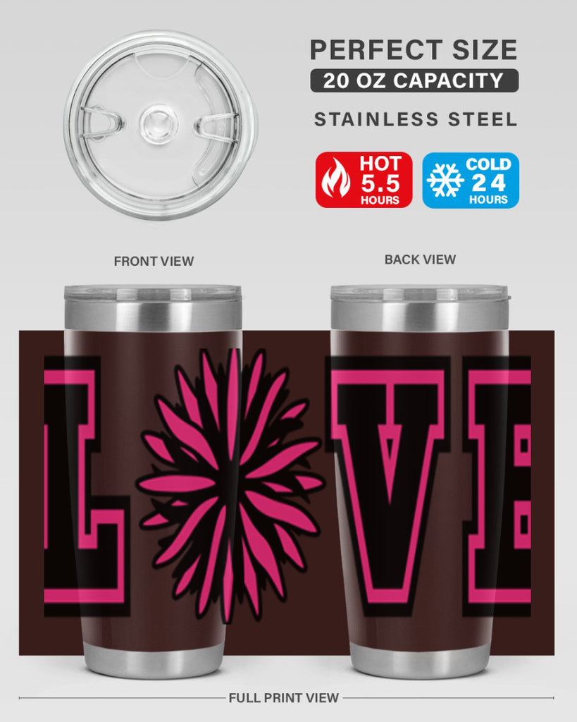 Love 694#- cheer- Tumbler