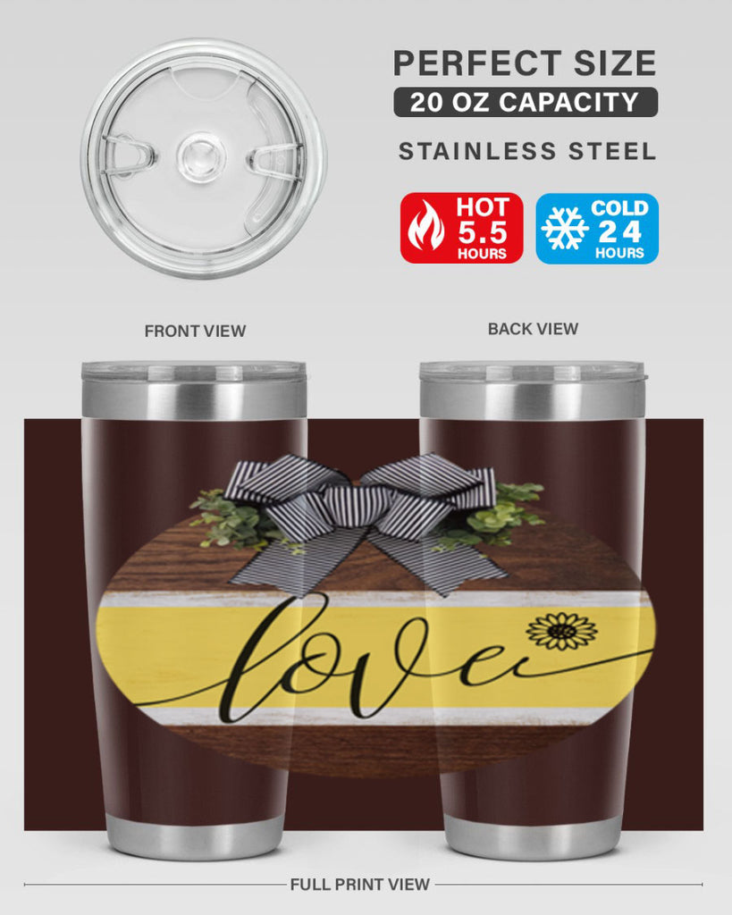Love and daisy Mockup326#- spring- Tumbler