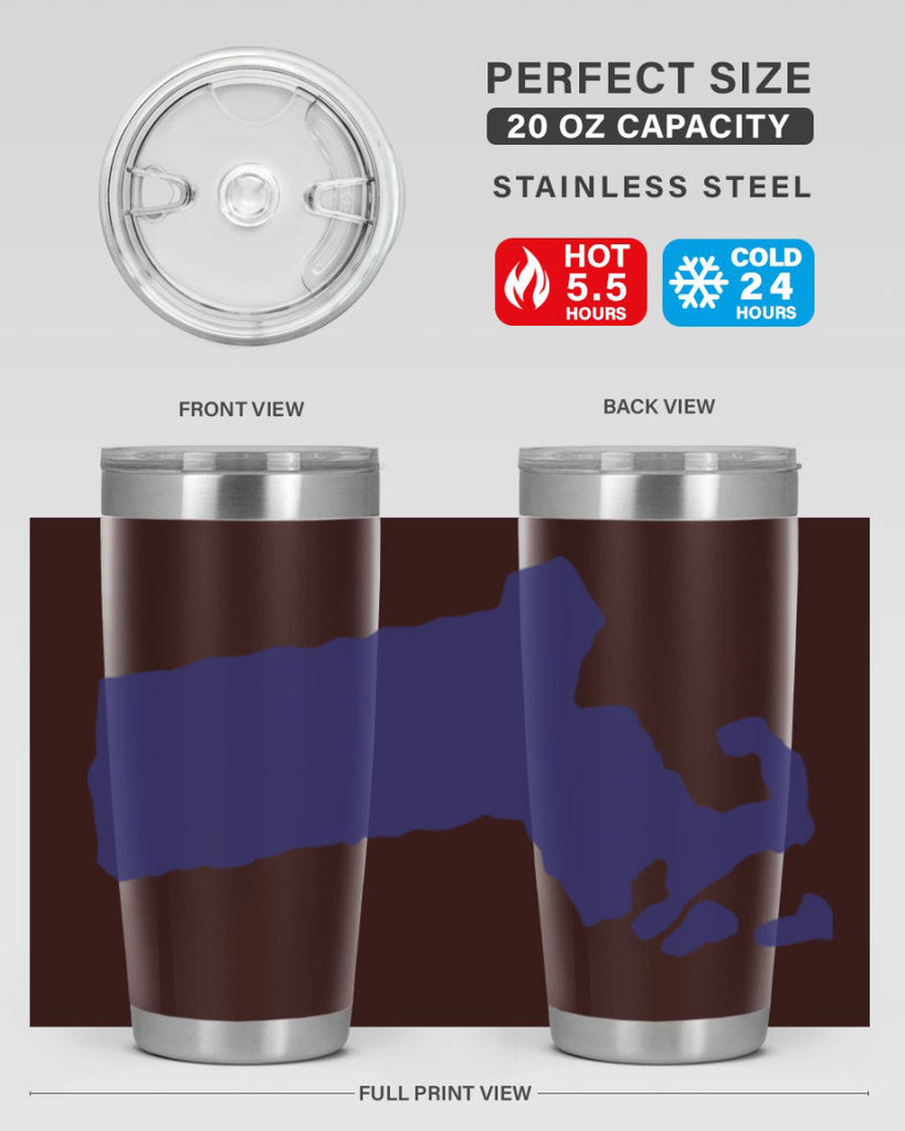 Massachusetts 30#- stateflags- Tumbler