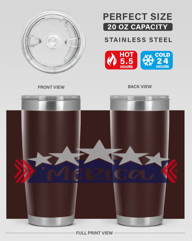 Merica Style 135#- Fourt Of July- Tumbler
