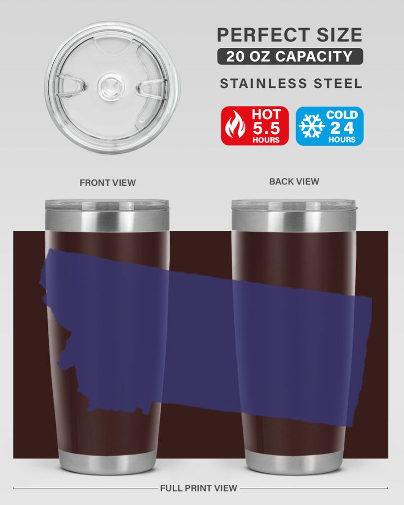 Montana 25#- stateflags- Tumbler
