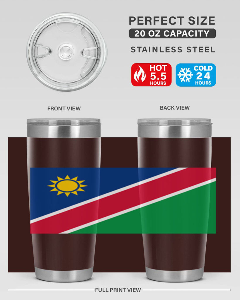 Namibia 78#- world flags- Tumbler