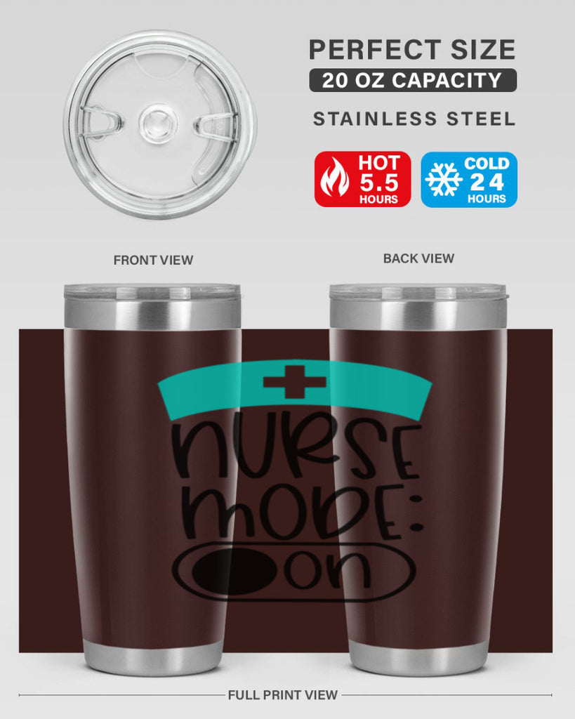 Nurse Mode On Style Style 103#- nurse- tumbler