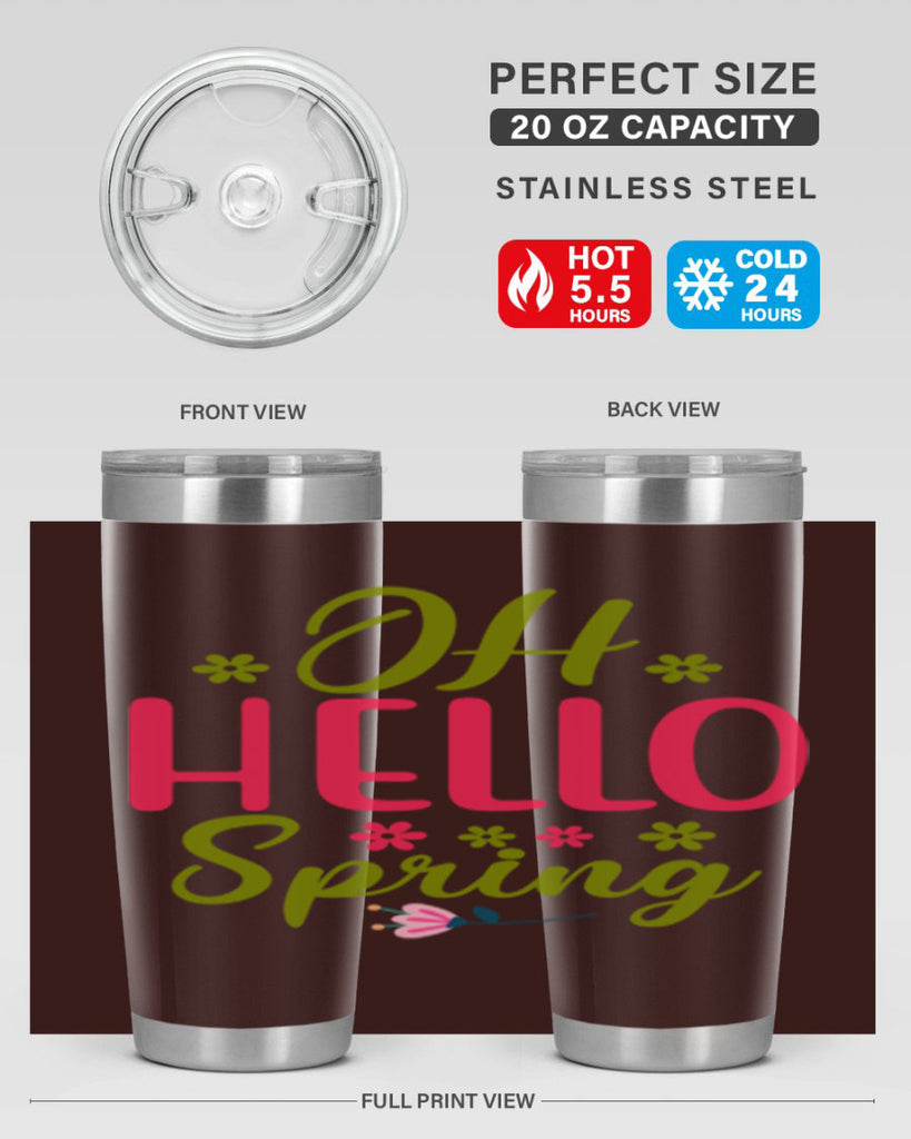 Oh Hello Spring 360#- spring- Tumbler